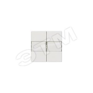 5TG6232 DELTA I-SYSTEM ЧЕРНЫЙ МЕТАЛЛИК ВЫКЛЮЧАТЕЛЬ 2 КЛАВИШИ С ПОЛЕМ ДЛЯ НАДПИСИ 55X55MM