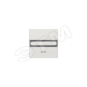 5TG7155 DELTA STYLE ТИТАНОВО-БЕЛЫЙВЫКЛЮЧАТЕЛЬ 1 КЛАВИША С ОКНОМ И ПОЛЕМ ДЛЯ НАДПИСИ 68Х68ММ - SIEMENS