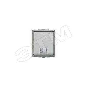 5TA4700 DELTA FLACHE ВЫКЛЮЧАТЕЛЬ 10А 250В НАВЕСНОГО МОНТАЖА IP44 С ЗАЩИТОЙ ОТ БРЫЗГ С КОНТРОЛЬНОЙ ЛА - SIEMENS