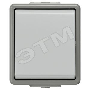 5TA4707 DELTA FLACHE ВЫКЛЮЧАТЕЛЬ 10А 250В НАВЕСНОГО МОНТАЖА IP44 С ЗАЩИТОЙ ОТ БРЫЗГ  ПЕРЕКРЕСТНЫЙ 1 - SIEMENS