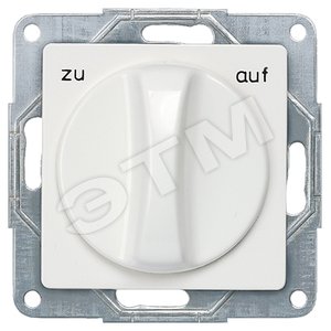 5TA7663 DELTA I-SYSTEM ТИТАНОВО-БЕЛЫЙ ВЫКЛЮЧАТЕЛЬ ЖАЛЮЗИ ПОВОРОТНЫЙ 1-ПОЛЮС. 55Х55ММ МОНТИРУЕМЫЙ ПОД - SIEMENS
