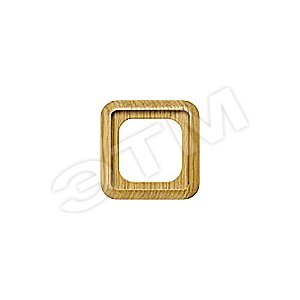 DELTA NATURE Рамка 3 поста с прямыми углами 223X81мм вишня - SIEMENS