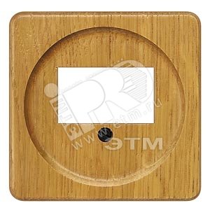DELTA NATURE СВЕТЛЫЙ ДУБ КРЫШКА ДЛЯ ТЕЛЕКОММУНИКАЦИОННОЙ РОЗЕТКИ (TAE) 62X62MM (5TG1607) - SIEMENS