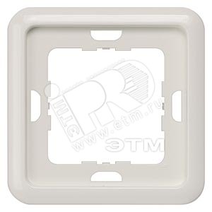 5TG1811 DELTA PROFIL ТИТАНОВО-БЕЛЫЙ РАМКА 1-МЕСТНАЯ С ПРЯМЫМИ УГЛАМИ 80X80MM - SIEMENS