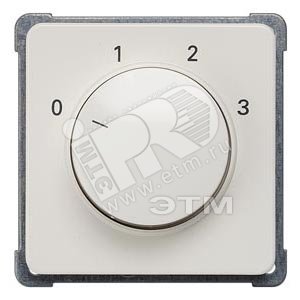 DELTA PROFIL СЕРЫЙ ЖЕМЧУГ ПЕРЕКЛЮЧАТЕЛЬ СКОРОСТИ КОНДИЦИОНЕРА 4 ПОЗ. С КРЫШКОЙ 65X65MM ПОВОРОТНОЙ РУЧКОЙ - SIEMENS