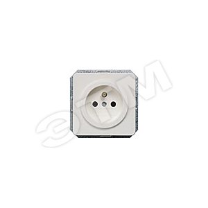 5UB1315 DELTA PROFIL ТИТАНОВО-БЕЛЫЙ РОЗЕТКА 10A DC/16А AC 250В С ЗАЩИТНЫМ КОНТАКТОМ, ЗАЩИТНЫМИ ШТОРК - SIEMENS