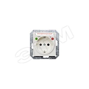 DELTA I-SYSTEM ЧЕРНЫЙ МЕТАЛЛИК  РОЗЕТКА SCHUKO 10 DC/16A AC 250В C ЗАЩИТНЫМ КОНТАКТОМ C БЕЗРЕЗЬБОВЫМИ КОНТАКТНЫМИ ЗАЖИМАМИ С ЗАЩИТОЙ ОТ ПЕРЕНАПРЯЖЕНИЙ, ФУНКЦИОНАЛЬНЫМИ ИНДИКАТОРАМИ И ПОЛЕМ ДЛЯ НАДПИСИ ЭЛ.-МЕХ.ЧАСТЬ - SIEMENS
