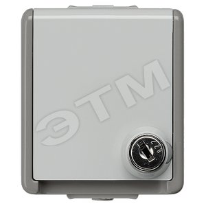 DELTA FLACHE Розетка SCHUKO с крышкой 10A DC/16А AC 250В IP44 наружная брызгозащищенная (5UB4715) - SIEMENS