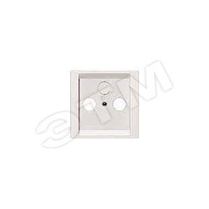 DELTA STYLE  ЧЕРНЫЙ БАЗАЛЬТ КРЫШКА РОЗЕТКИ ДЛЯ RF/TV/SAT 68X68MM (5TG1378) - SIEMENS