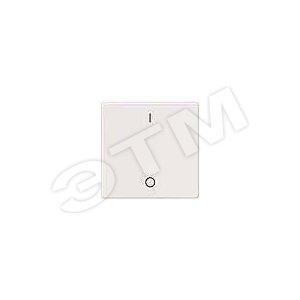 5TG6222 DELTA I-SYSTEM ЧЕРНЫЙ МЕТАЛЛИК ВЫКЛЮЧАТЕЛЬ 1 КЛАВИША С O/I СИМВОЛАМИ 55X55MM