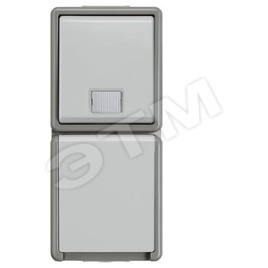 5TD4811 DELTA FLACHE КНОПКА КОМБИНИРОВАННАЯ С РОЗЕТКОЙ IP44 10/16А 250V НАВЕСНОГО МОНТАЖА С НУЛЕВЫМ - SIEMENS