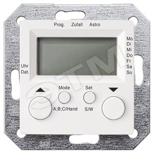 DELTA I-SYSTEM КОНТРОЛЛЕР ЖАЛЮЗИ КОМФОРТ МОНТИРУЕМЫЙ ПОД ШТУКАТУРКУ ТИТАНОВО-БЕЛЫЙ 55X55MM