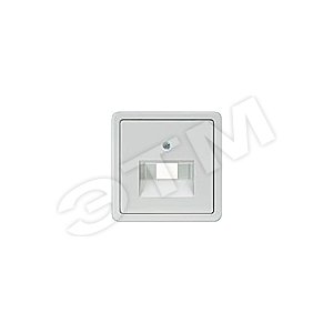 DELTA PROFIL ТИТАНОВО-БЕЛЫЙ КРЫШКА СИСТЕМНОЙ РОЗЕТКИ CAT.3+5/ BTR CAT.6 65X65MM (5TG1818) - SIEMENS