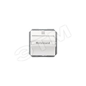 5TG4824 DELTA I-SYSTEMЭЛЕКТРИЧЕСКИЙ БЕЛЫЙ ПЕРЕКЛЮЧАТЕЛЬ ДЛЯ ОТЕЛЬНЫХ КАРТ 1CO С ПОДСВЕТКОЙ - SIEMENS