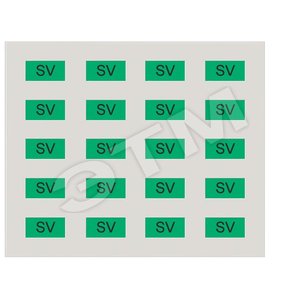 НАКЛЕИВАЮЩИЕСЯ СИМВОЛЫ SV (20ШТ) - SIEMENS