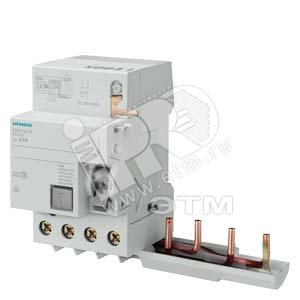 Блок УЗО тип AC 0.3-63A 3П 30мА