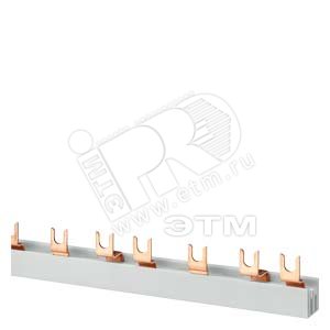 Шина с клеммами вилочного типа неизолированная 1ф D02