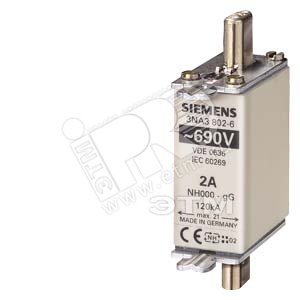 3NA3807-6 Вставка плавкая низковольтная GL/GG с неизолирован - SIEMENS