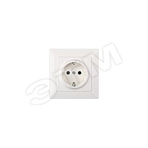 5UB1582 DELTA LINE ТИТАНОВО-БЕЛЫЙ РОЗЕТКА SCHUKO 16A AC 250В  C ЗАЩИТНЫМ КОНТАКТОМ C ЗАЩИТНЫМИ ШТОРК - SIEMENS
