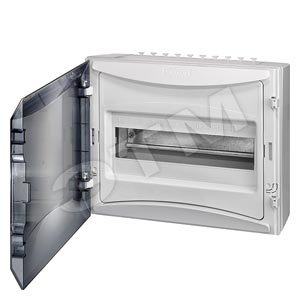 Шкаф распределительный SIMBOX UNIVERSAL LC AP IP40 SKII, С N/PE 1Х12 модулей, 1 клемма, прозрачная дверца - SIEMENS