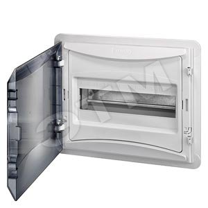 SIMBOX UNIVERSAL LC РАСПРЕД.ШКАФ UP IP40 SKII, БЕЗ N/PE 1X4МОД. ДВ.ПРОЗРАЧНАЯ - SIEMENS
