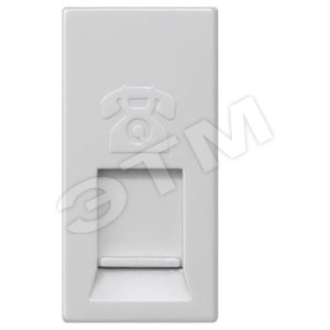 5TG9874-1TW DELTA M-SYSTEM ТИТАНОВО БЕЛЫЙ МОДУЛЬНАЯ JACK РОЗЕТКА CAT3 RJ11 6/4 С ВЫКЛЮЧАТЕЛЕМ