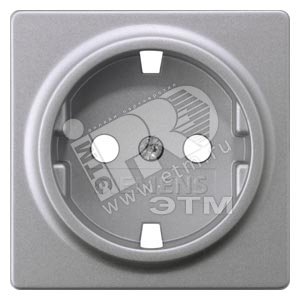 5UH1083 DELTA I-SYSTEM, АЛЮМИНЕВЫЙ МЕТАЛЛИК РОЗЕТКА SCHUKO С КРЫШКОЙ 55X55MM - SIEMENS