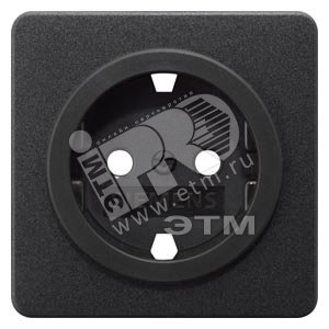 5UH1050 DELTA PLUS АНТРАЦИТОВЫЙ НАКЛАДКА 65X65MM ДЛЯ РОЗЕТКИ SCHUKO - SIEMENS