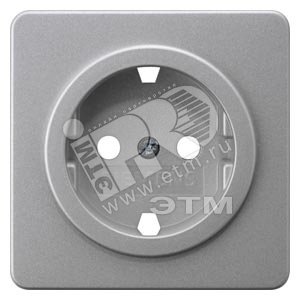 5UH1064 DELTA PROFIL СЕРЕБРЯНЫЙ НАКЛАДКА 65X65MM ДЛЯ РОЗЕТКИ SCHUKO С ЗАЩИТОЙ ОТ ПРИКОСНОВЕНИЯ