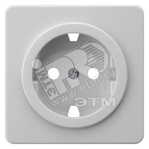 5UH1048 DELTA PLUS СЕРЫЙ ЖЕМЧУГ НАКЛАДКА 65X65MM ДЛЯ РОЗЕТКИ SCHUKO