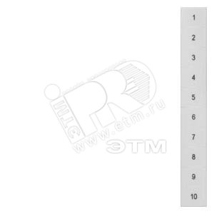 8WH8140-4AB15 ТАБЛИЧКИ ПОПЕРЕЧНЫЕ 11 - 20 РАЗМЕР ZB8 - SIEMENS