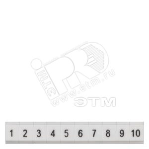Таблички плоские длинные 1-10 размер (100шт) - SIEMENS