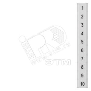 8WH8141-2AB85 ТАБЛИЧКИ ПЛОСКИЕ ВЕРТИКАЛЬНЫЕ 81 - 90 РАЗМЕР ZBF5 - SIEMENS