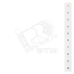 8WH8140-5XA05 ТАБЛИЧКИ ПОПЕРЕЧНЫЕ СПЕЦИАЛЬНЫЕ РАЗМЕР ZB10 - SIEMENS
