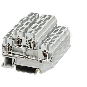Клемма двухрядная пружинные зажимы 0.5-4мм.кв ширина 6.2мм синяя - SIEMENS