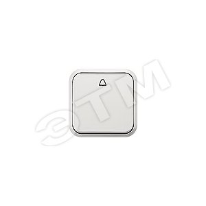 DELTA AREA 20 КНОПОЧНЫЙ ВЫКЛЮЧАТЕЛЬ С СИМВОЛОМ   ЗВОНОК   ДЛЯ ОТКРЫТОЙ ПРОВОДКИ IP20, ТИТАНОВОБЕЛЫЙ ГАБАРИТНЫЕ РАЗМЕРЫ 65X65X32MM - SIEMENS