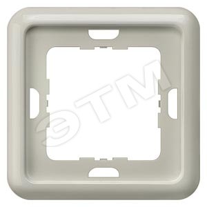 DELTA PROFIL СЕРЫЙ ЖЕМЧУГ РАМКА 1-МЕСТНАЯ С ПРЯМЫМИ УГЛАМИ 80X80MM - SIEMENS