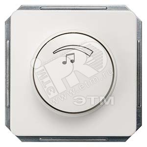 DELTA PROFIL СЕРЫЙ ЖЕМЧУГ РЕГУЛЯТОР ГРОМКОСТИ 27OM 3ВТ С КРЫШКОЙ 65X65MM И ПОВОРОТНОЙ РУЧКОЙ - SIEMENS