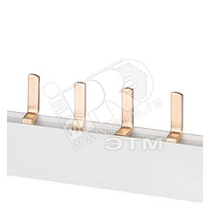 5ST3743 ШИНА ШТИФТОВОГО ТИПА УДАРОСТОЙКАЯ 10КВ.ММ. 3X1-ФАЗ. L=214ММ ПОЛНОСТЬЮ ИЗОЛИРОВАННАЯ