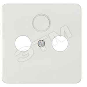 DELTA PROFIL ТИТАНОВО-БЕЛЫЙ КРЫШКА РОЗЕТКИ ДЛЯ RF/TV/SAT 65X65MM 2/3 ОТВЕРСТИЯ - SIEMENS