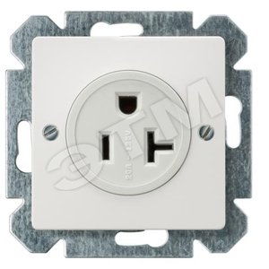 5UB1534 I-SYSTEM NEMA SOCKET TITANIUMWHITE 2-POLE +E NEMA 5-20 R 125V 20A - SIEMENS