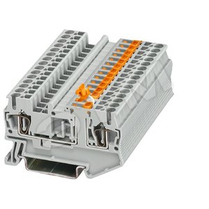 8WH2003-6CF00 КЛЕММА ИЗОЛИРОВАННАЯ С НОЖОМ ПРУЖИННОЕ ПОДСОЕДИНЕНИЕ, 3 ПОДСОЕДИНЕНИЯ СЕЧЕНИЕ: 0.08 - - SIEMENS