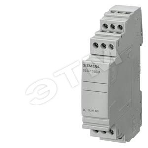 BASE ELEMENT 1X2, DIN RAIL 1 CHANNEL, 2 WIRES MONTING FOOT DIRECTLY EARTHED ДЛЯ PLUGGING MODULE 5SD7520-1 AND 5SD7530-3 (5SD7512-1) - SIEMENS