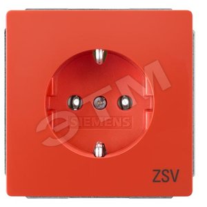 DELTA STYLE РОЗЕТКА ZSV ОРАНЖЕВЫЙ - SIEMENS