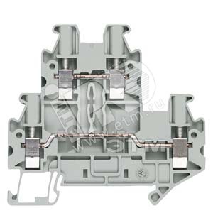 8WH1020-0AG00 ДВУХ-РЯДНАЯ КЛЕММА  4ММ2, 6,2MM,GREY - SIEMENS