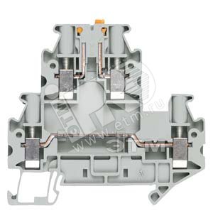 8WH1020-6AC00 ДВУХ-РЯДНАЯ ДИОДНАЯ КЛЕММА 4ММ2, ISO. -BLADE - SIEMENS