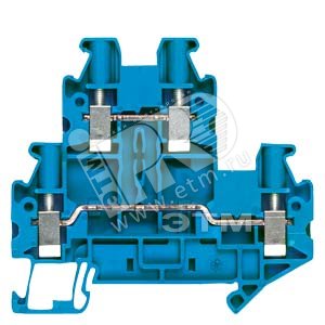 8WH1020-0AG01 ДВУХ-РЯДНАЯ КЛЕММА  4ММ2, 6,2MM,BLUE - SIEMENS