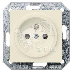 5UB1348 DELTA I-SYSTEM ЭЛЕКТРИЧЕСКИЙ БЕЛЫЙ РОЗЕТКА 10A DC/16А AC 250В С ЗАЩИТНЫМ КОНТАКТОМ, ЗАЩИТНЫМ - SIEMENS