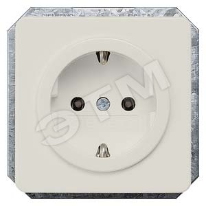 DELTA PROFIL СЕРЫЙ ЖЕМЧУГ РОЗЕТКА SCHUKO 10A DC/16А AC 250В С ЗАЩИТНЫМ КОНТАКТОМ, ЗАЩИТНЫМИ ШТОРКАМИ, С БЕЗРЕЗЬБОВЫМИ КОНТАКТНЫМИ ЗАЖИМАМИЭЛ.-МЕХАНИЧ. ЧАСТЬ - SIEMENS