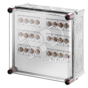 Корпус с вкручивающимися предохранителями  SZ. 2, TRANSPARENT COVER BASE DO2 8 X 3 X 63A COMPRISES 8HP1102+8HP5157+8HP1222 - SIEMENS